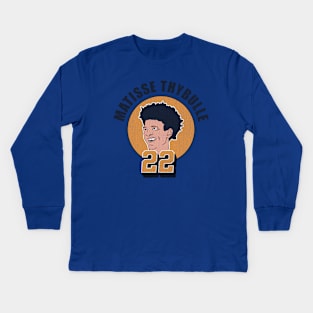 Matisse Thybulle // Retro Style Design Kids Long Sleeve T-Shirt